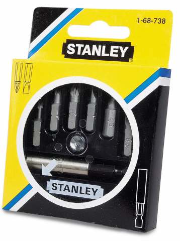 Биты Stanley 7 шт.+держатель (1-68-738)
