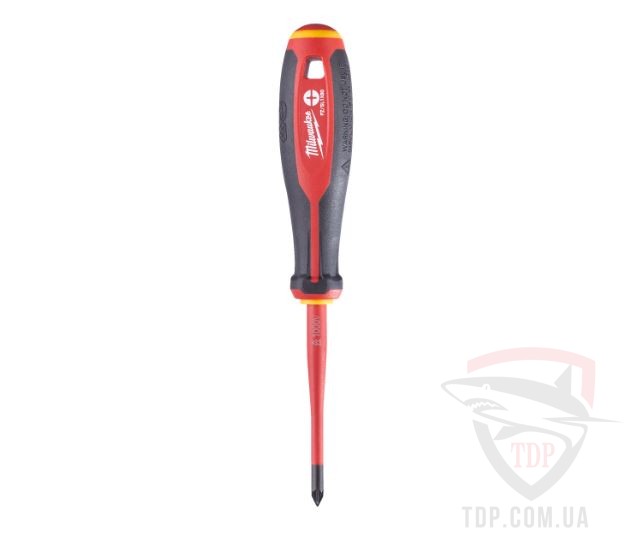 Ручной инструмент Викрутка MILWAUKEE VDE діелектрична PZ/SL1х80мм (4932478735)