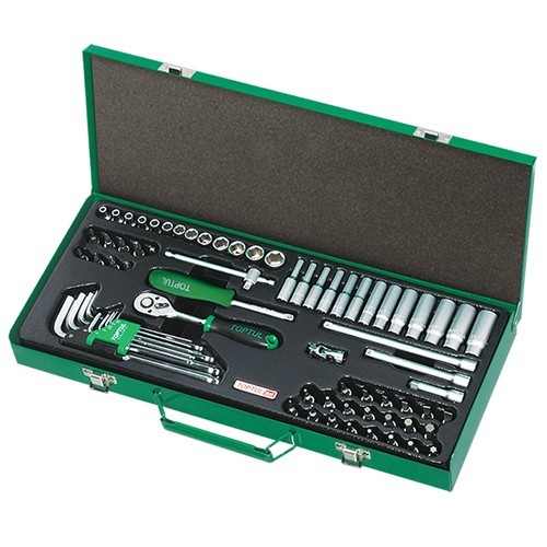 Набор инструмента  1/4"  72ед.  TOPTUL GCAD7202