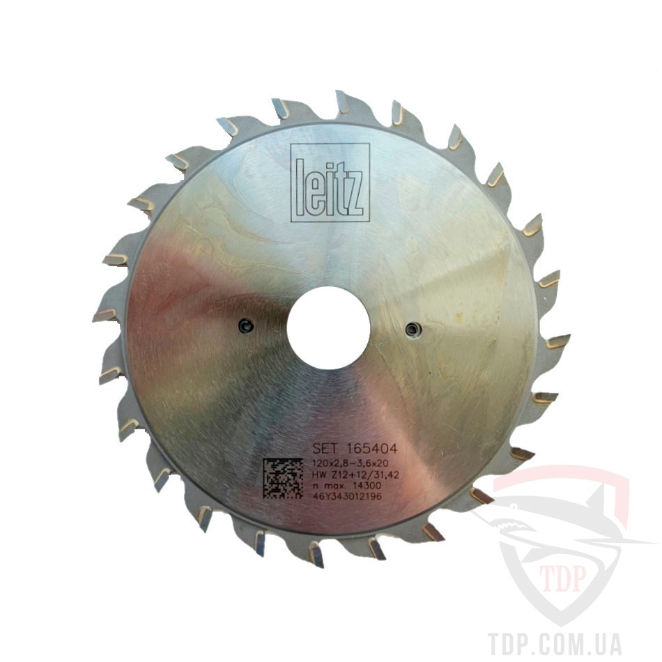 Пильный диск подрезной Leitz 120x20x12+12z (165404)