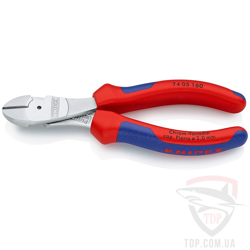 Ручной инструмент Кусачки боковые Knipex особой мощности 160 мм (74 05 160)