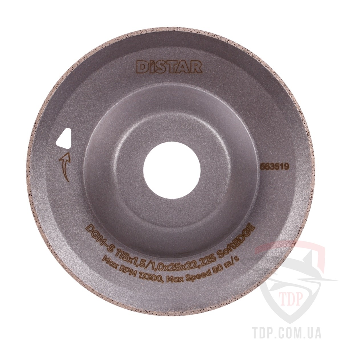 Фреза алмазна по керамограніту Distar SoftEDGE DGM-S 115x22.22мм (10170429045) - Фото №4