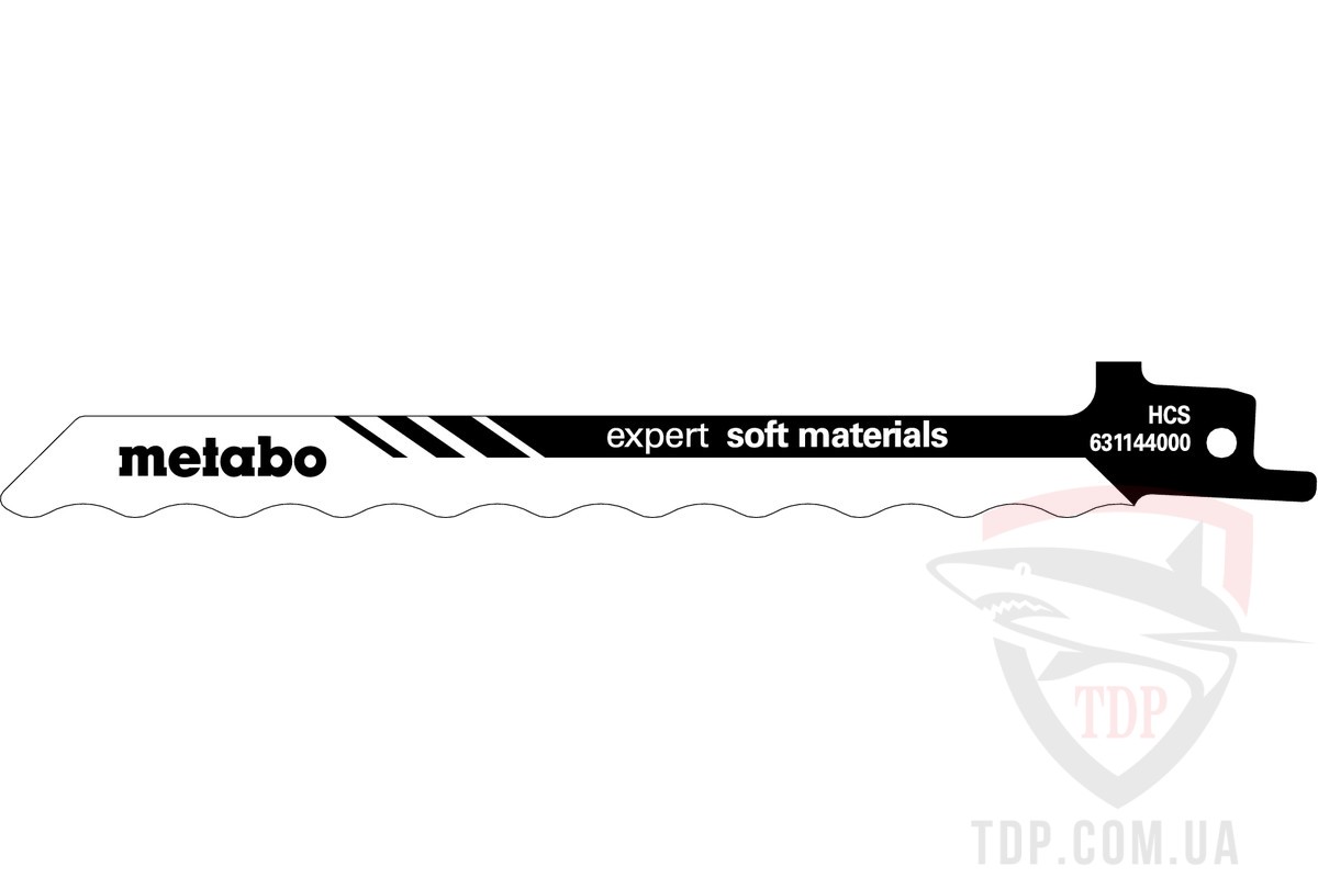 Оснастка Полотно для шабельної пили Metabo Expert Soft Materials 150мм 2шт (631144000)