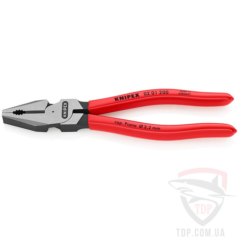 Ручной инструмент Плоскогубцы комбинированные Knipex особой мощности (02 01 200)