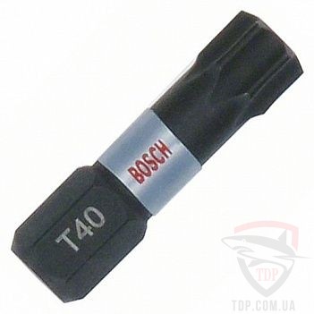 Биты и адаптеры Біти Bosch Impact Control T40 25 мм 25шт (2607002808)