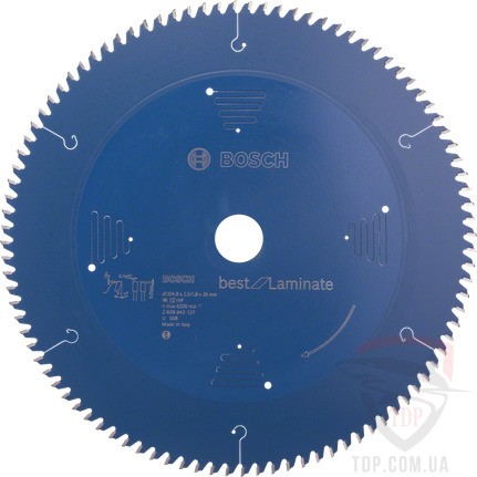 Оснастка Пильний диск по ламінату Bosch 305x30x96z K2.5/1.8 Best for Laminate (2608642137)