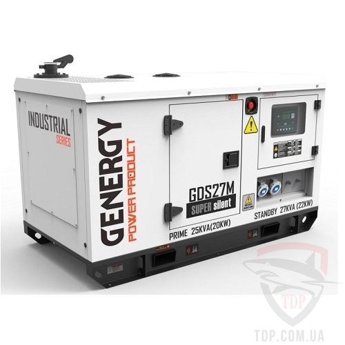 Оборудование Генератор дизельний GENERGY GDS27M 22кВт (240210090)