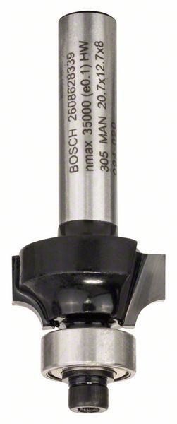 Оснастка Фреза кромочная калевочная (радиусная) Bosch D36.7 d8 h19 L60 R12 (2608628343)