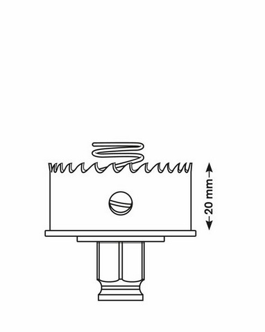 Коронка BOSCH Sheet Metal 25мм - Фото №2