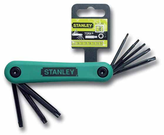 Набор складных ключей Stanley 4-69-263 "Torx" (8 шт)