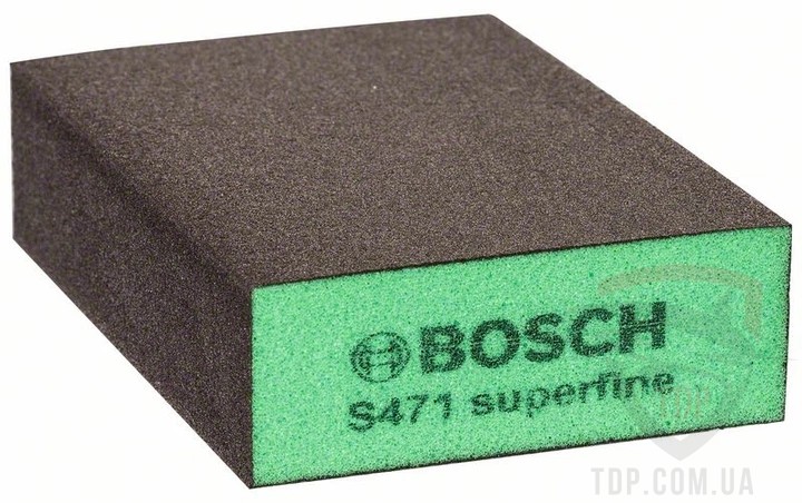 Абразивно-шлифовальный инструмент Губка шліфувальна Bosch Best for Flat and Edge Super fine 69x97x26мм (2608608228)