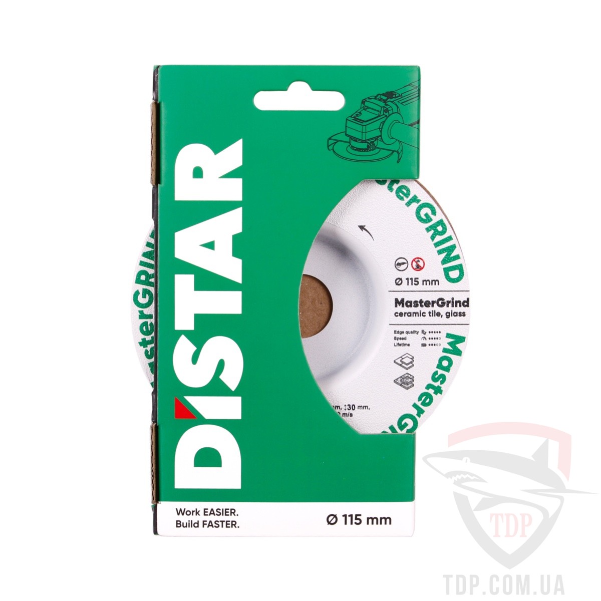 Круг алмазний по керамограніту Distar MasterGRIND 115x22.23x1.8мм (87015424065) - Фото №6