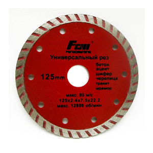 Алмазные диски Диск алмазный универсальный Foll 180mm