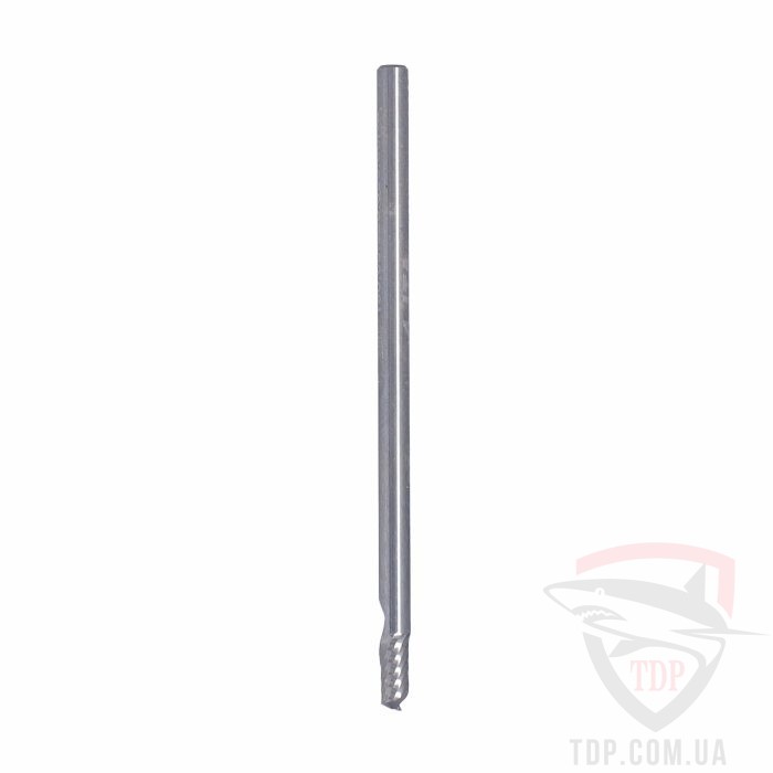 Фрезы для ЧПУ Фреза спіральна однозуба Ita Tools D3 d3 L60 h6 (SP01.03.006.060.03R)