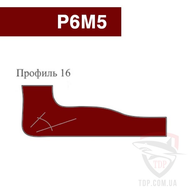 Фреза для изготовления филенки VATZO P6M5 200х32 №16 левая