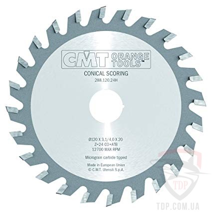Оснастка Пильный диск подрезной CMT 125х45х24z (288.125.24Q)