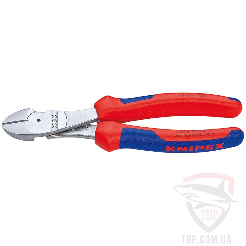 Ручной инструмент Кусачки боковые Knipex особой мощности 180 мм (74 05 180)