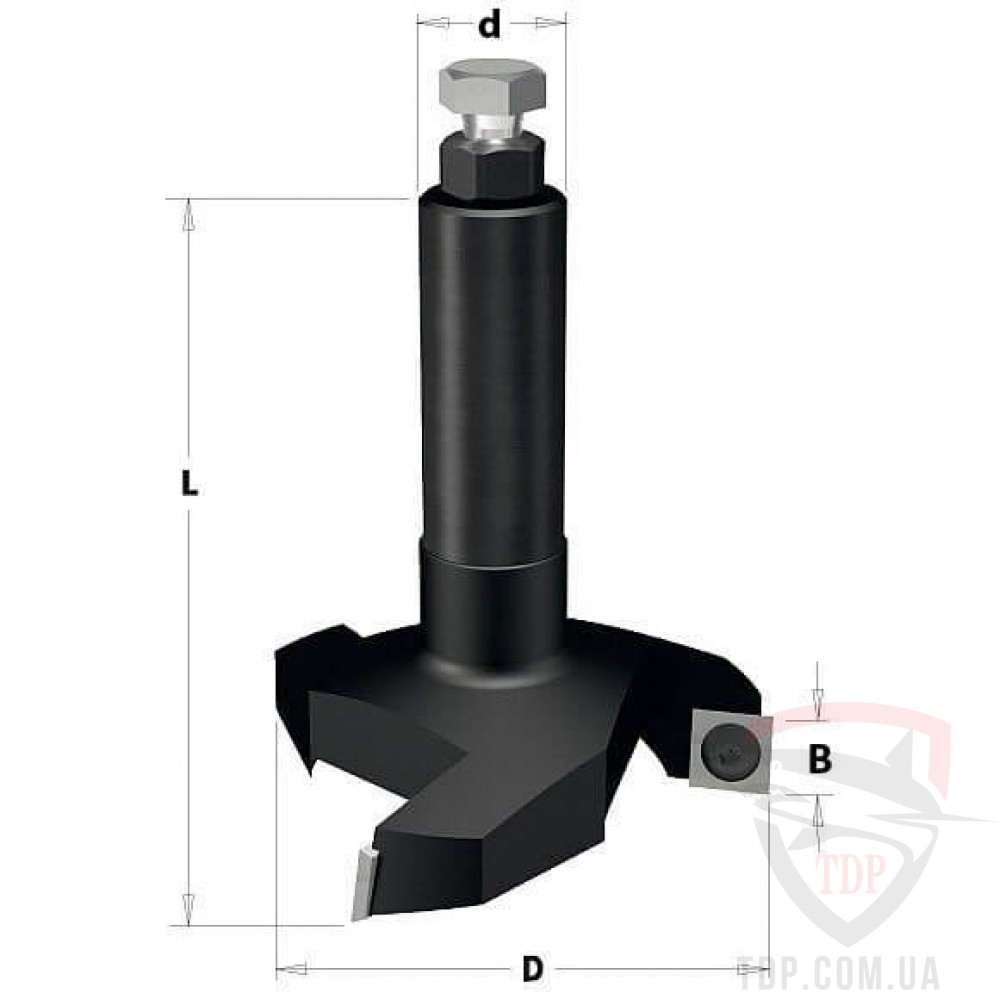 Фреза для выравнивания плоскости IGM D80 d20 L90 h12 (F463-00331)