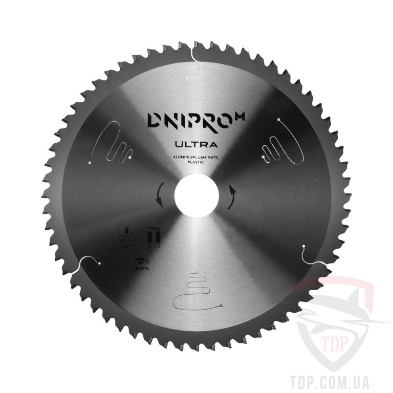 Пильные диски Пильный диск по алюминию Dnipro-M Ultra 255х30х84z (49726027)