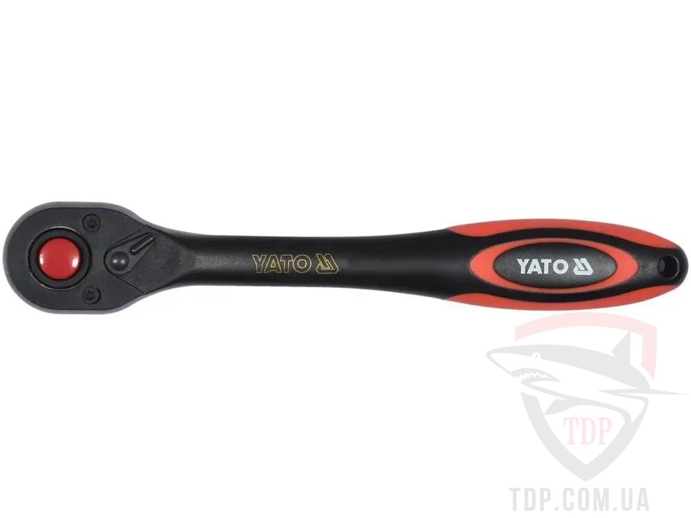 Ручной инструмент Тріщатка YATO 1/2" 257 мм з пластиковим покриттям (YT-0292)