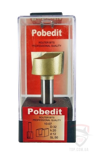 Оснастка Фреза пазова пряма POBEDIT 1007 D32 d12 L70 h20