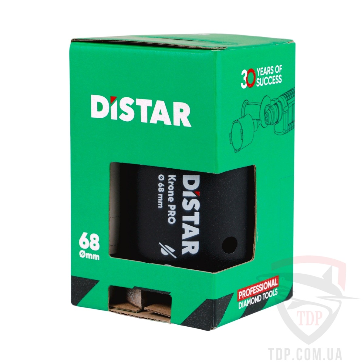 Свердло алмазне по бетону і цеглі Distar Krone PRO 68x65xM16 (10170085444) - Фото №5