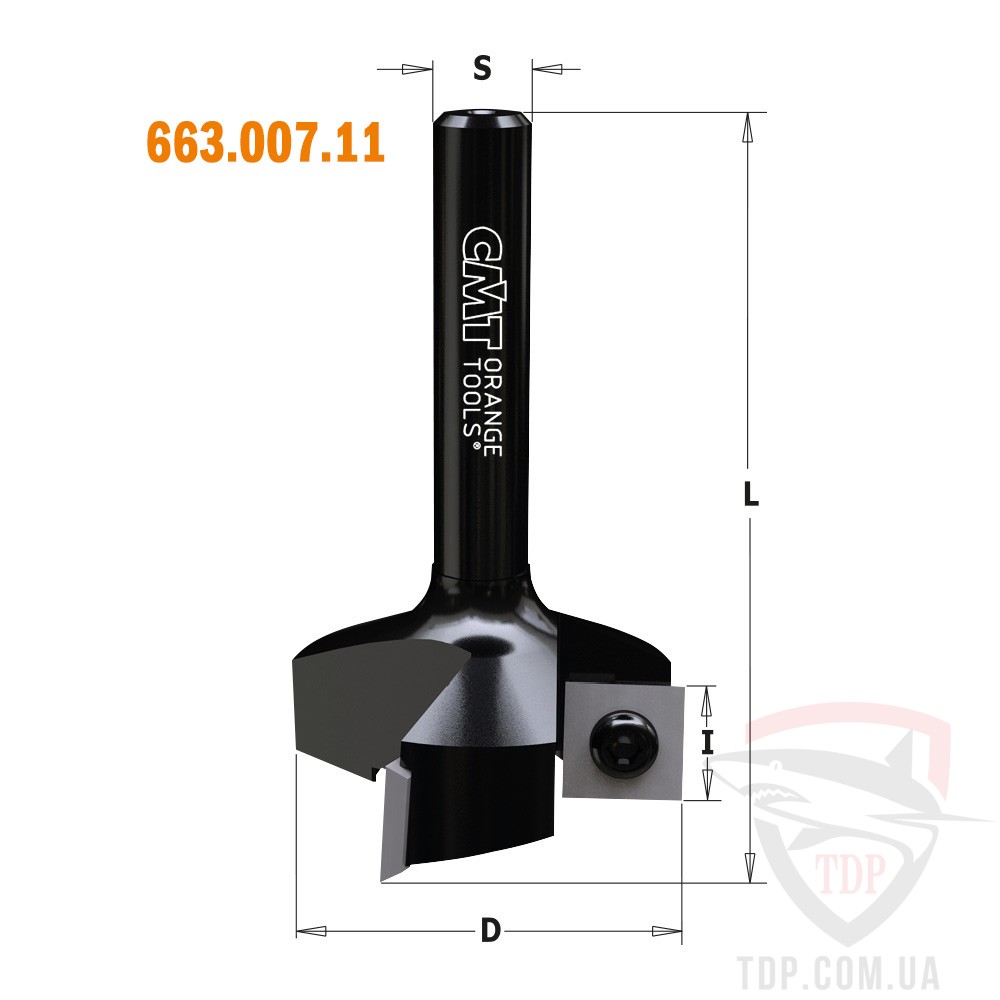 Оснастка Фреза для выравнивая плоскости CMT D35 d8 h10.5 L60 (663.007.11)