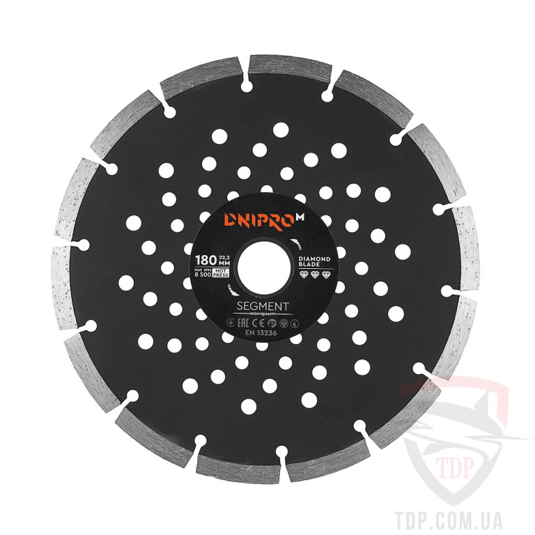 Алмазные диски Алмазный диск Dnipro-M Segment 180х22.2 мм