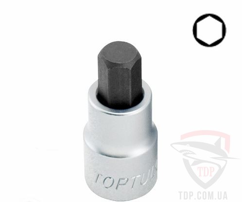 Биты и адаптеры Головка с насадкой HEX 22х79 мм 3/4" TOPTUL (BCDA2422)  