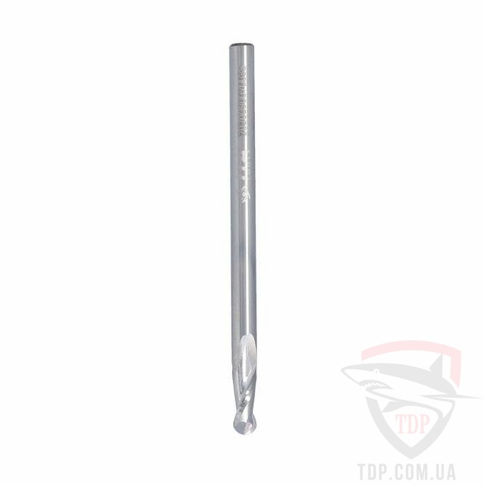 Фрезы для ЧПУ Фреза спіральна сферична Ita Tools D4 d4 L60 h10 R2 (SQ31.04.010.060.04R)