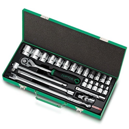 Ручной инструмент Набор инструмента  1/2"  24ед.(6pt)  TOPTUL GCAD2401