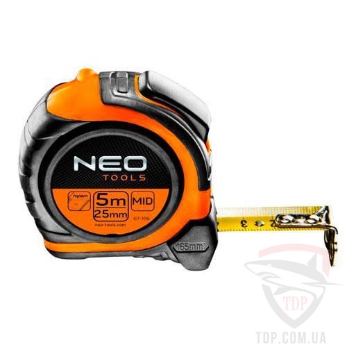 Измерительная техника Рулетка NEO 5мx25мм с магнитом (67-195)