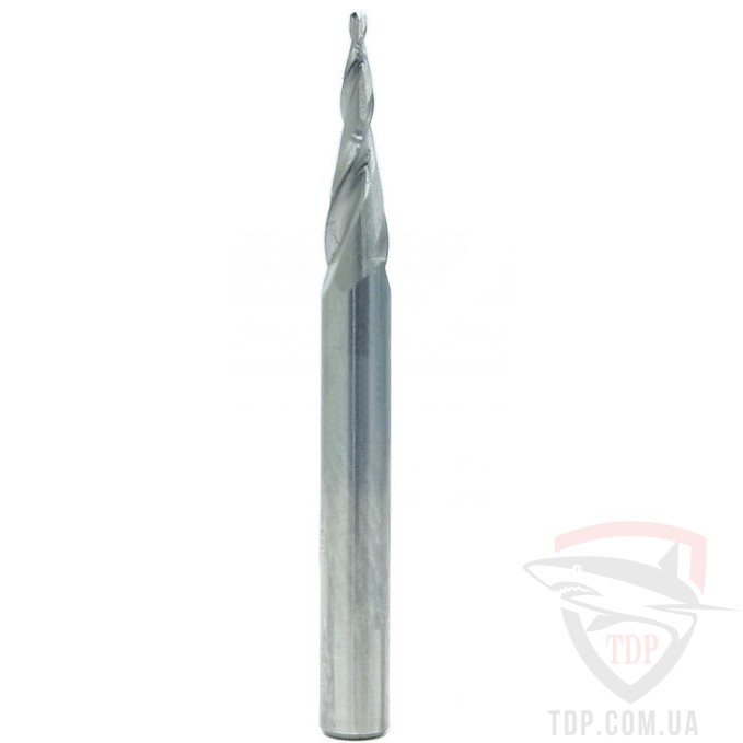 Оснастка Фреза спіральна конічна Sekira D1 d6 L60 h32 O9 R0.5 (609-360-06)