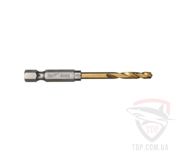 Сверла Свердло по металу Milwaukee RedHEX HSS-G TiN 4x71.5мм 10 шт (4932478178)