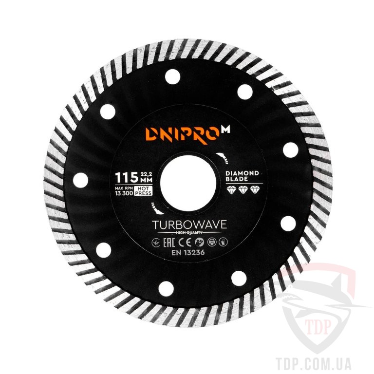 Алмазные диски Алмазный диск Dnipro-M Turbowave 115х22.2 мм