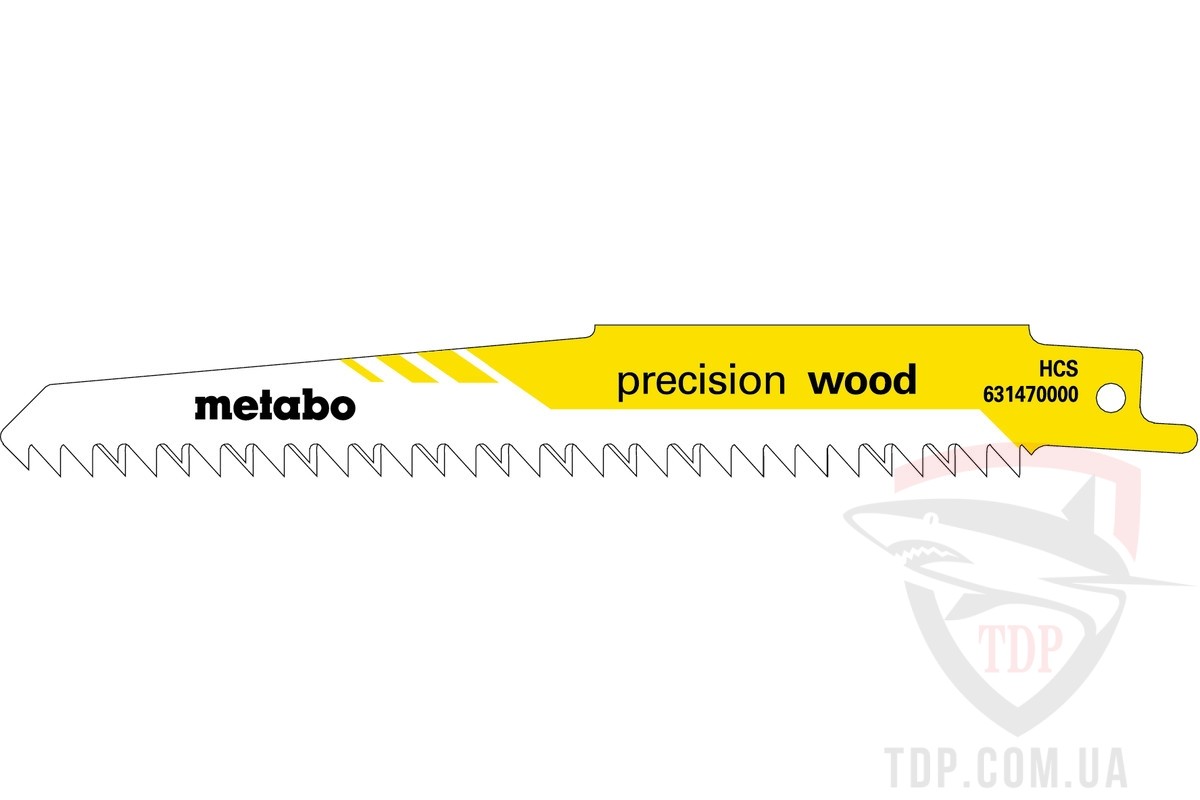 Оснастка Полотно для шабельних пил Metabo Precision Wood 150мм 100шт (631458000)