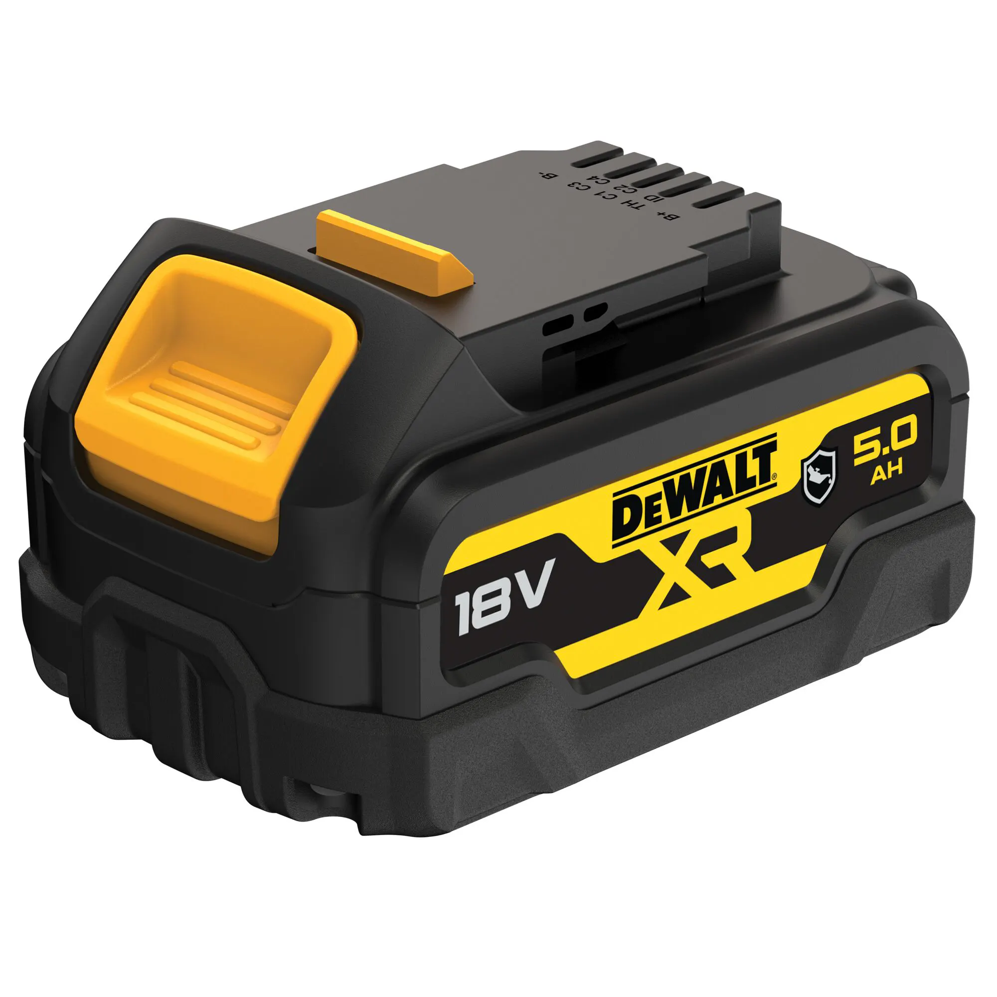 Акумуляторна батарея DeWALT, 18 В XR Li-lon GFN блок - Glass Filled Nylon (нейлон армований скловолокном) 5 Аг, вага 0.72 кг - Фото №2