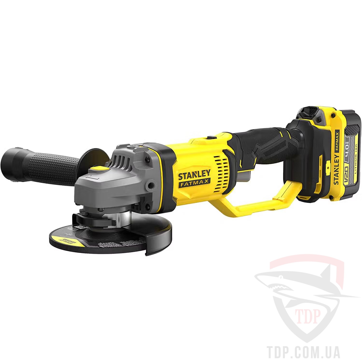 Шліфмашина кутова акумуляторна STANLEY FATMAX 125мм (SFMCG400M2K)