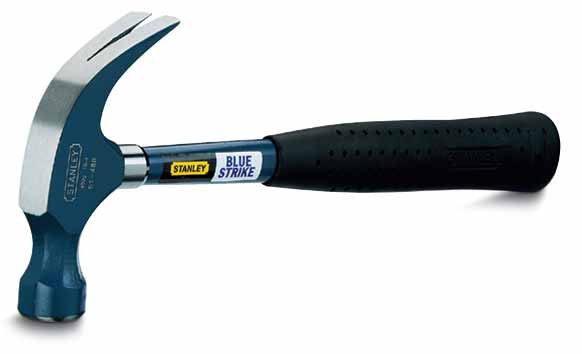 Молоток Stanley Blue Strike с гвоздодером 450 г (1-51-488)