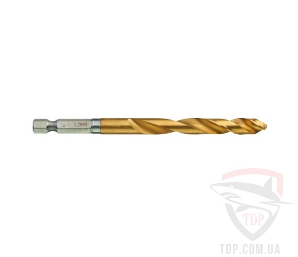Сверла Свердло по металу Milwaukee RedHEX HSS-G TiN 8x111мм 5 шт (4932478183)