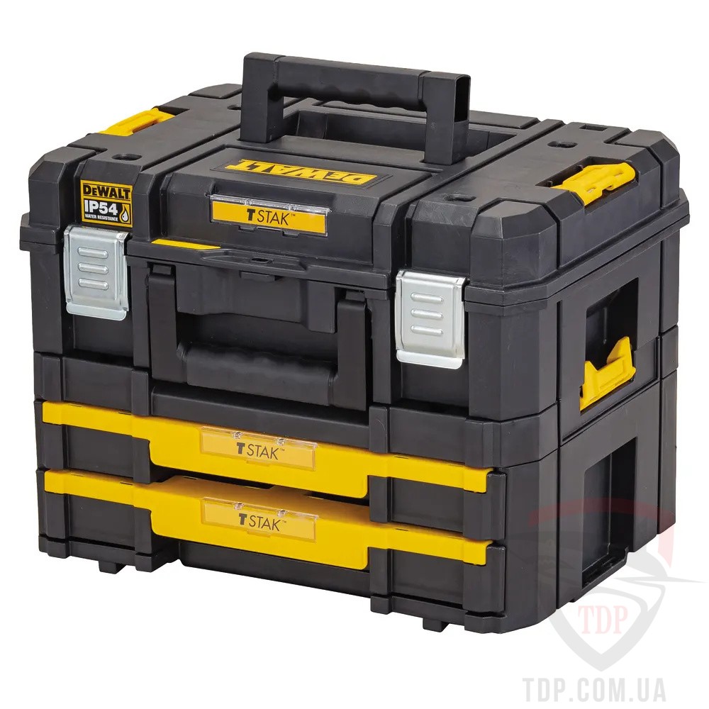 Ручной инструмент Ящик DeWALT TSTAK 2.0 44х33х34 см з висувними секціями (DWST83395-1)