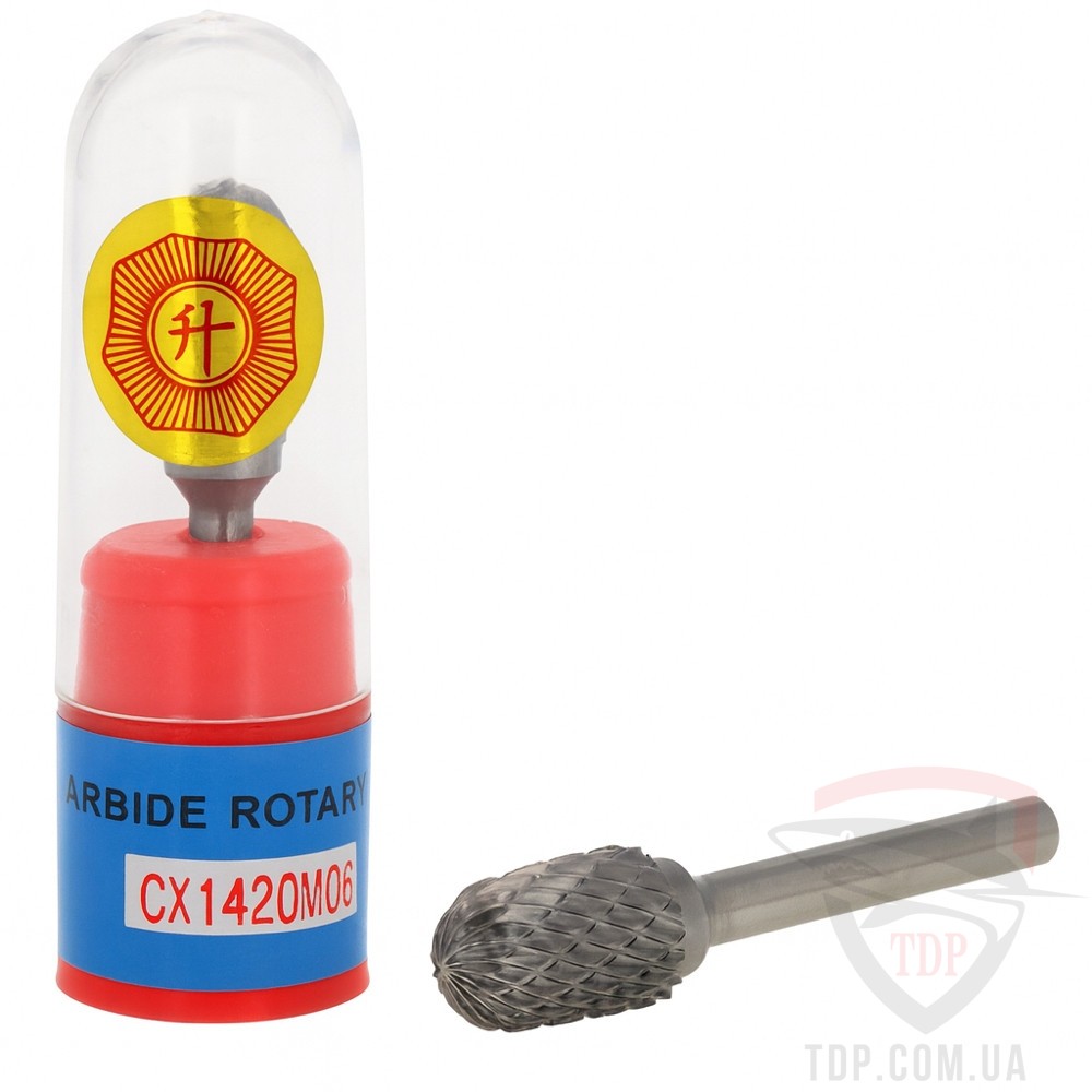Борфреза по металу ZhWei тип C D14 d6 h25