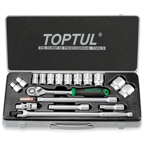 Набор инструмента  1/2"  18ед. (6-гр.)  TOPTUL GCAD1802