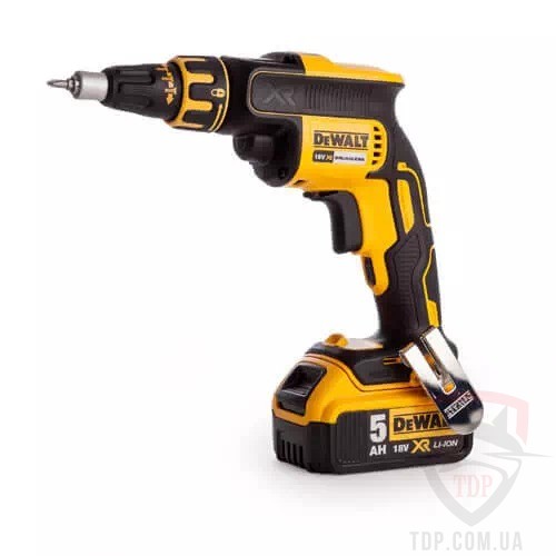 Шуруповерт акумуляторний DeWALT18В Li-Ion 5Аг (DCF620P2K)