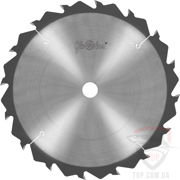 Оснастка Пильный диск по дереву Globus 400x30x18z GM20 (PS015-0400-0002)