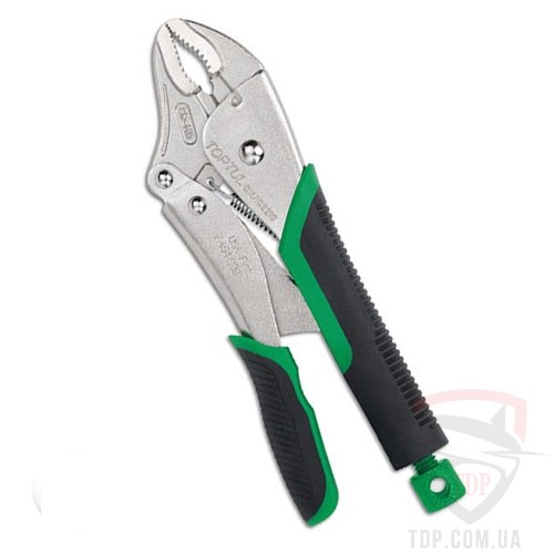 Клещи с фиксатором и кусачками 250мм Pro-Series TOPTUL (DMAQ2210)