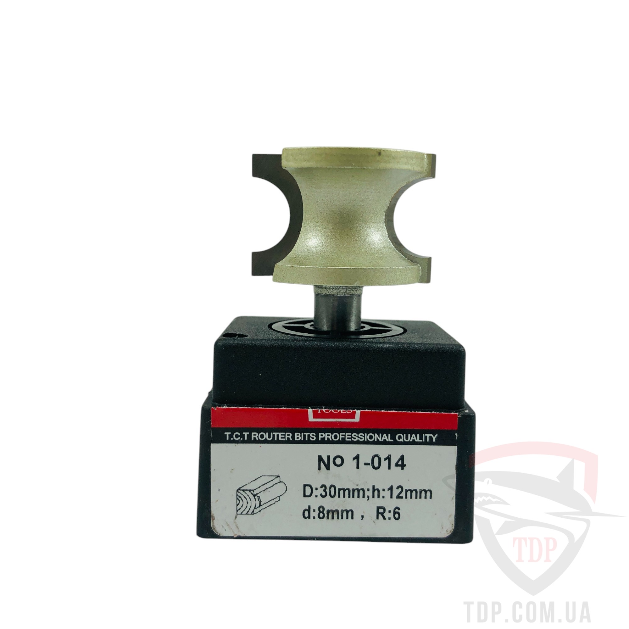 Фреза кромкова напівстрижнева VATZO 1014 D30 d8 L55 h12 R6 - Фото №3