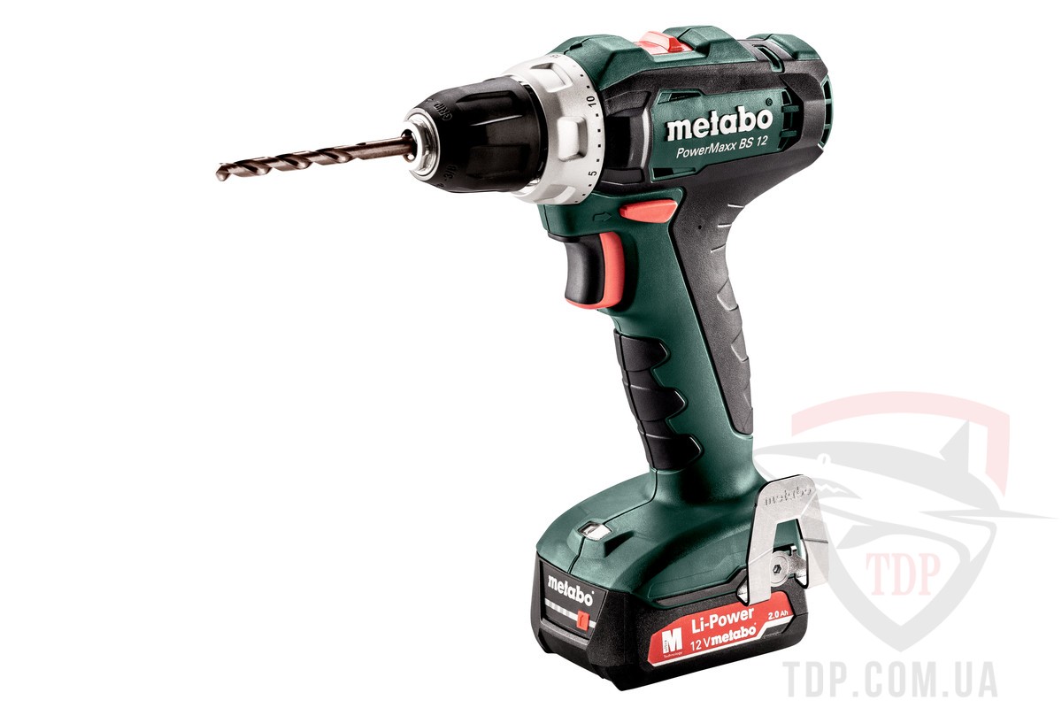Электроинструмент Аккумуляторный шуруповерт Metabo PowerMaxx BS 12