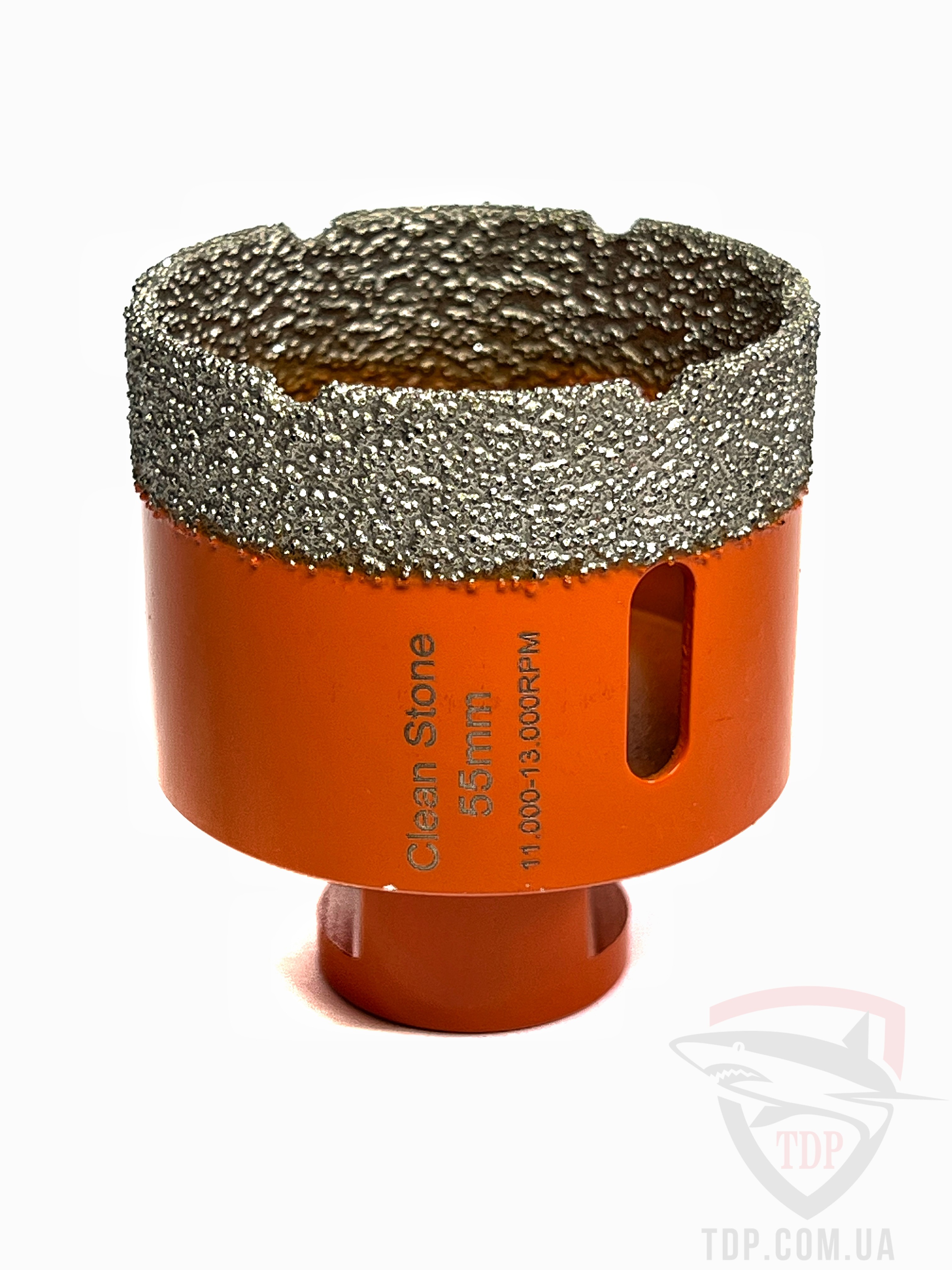 Алмазный инструмент Коронка алмазна Алмаз-Абразив 55 мм Orange на КШМ M14 (03863)