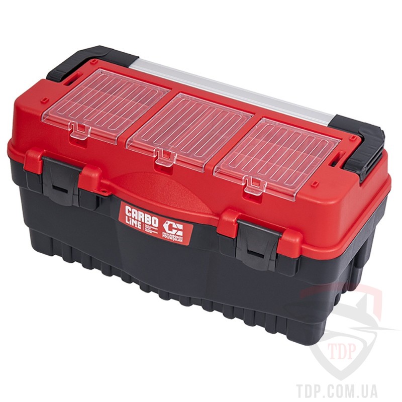 Ручной инструмент Ящик для инструмента Qbrick System S700 CARBO RED 595x289x328мм